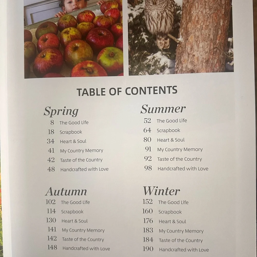 Country Landscapes Hardcover Book